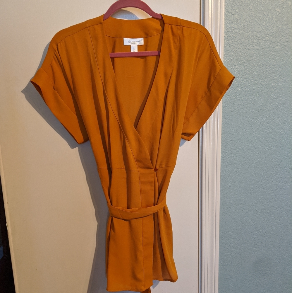 Motherhood maternity nursing wrap top